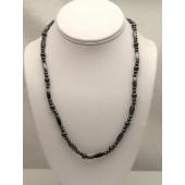 Hematite Beads Stone Chain Choker Fashion Women Necklace